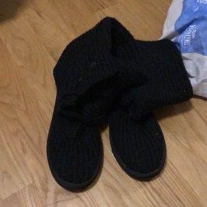 Black, classic cardi ugg tall boots